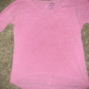 Pink long sleeve shirt